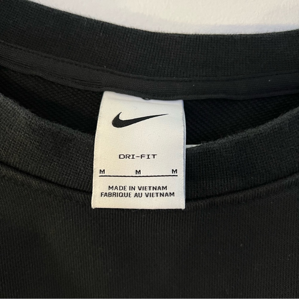 Nike Dri-Fit Black Sweater Shirt Crewneck Baseball Unisex STANDARD ISSUE - Picture 6 of 6